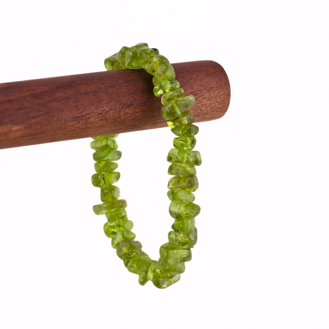 Peridot Chip Bracelet