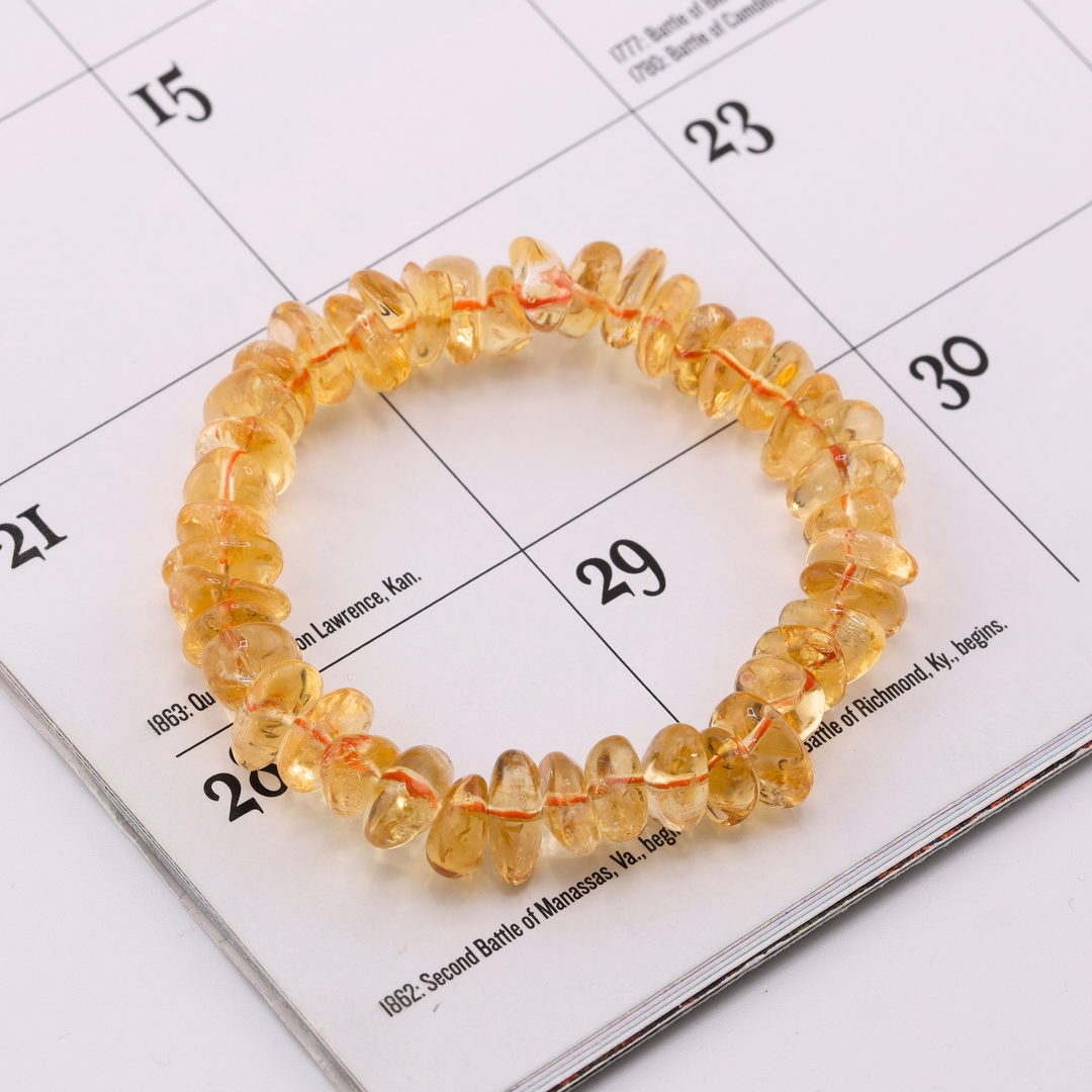 8mm Citrine Bracelet