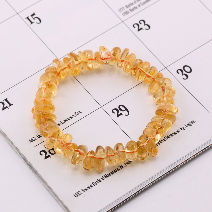 8mm Citrine Bracelet