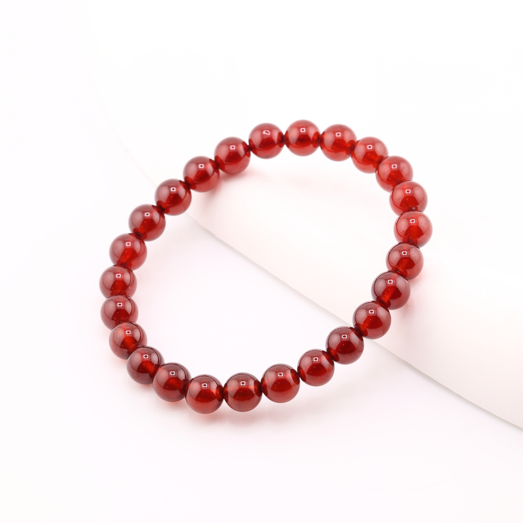 7mm Spessartine Garnet Bracelet