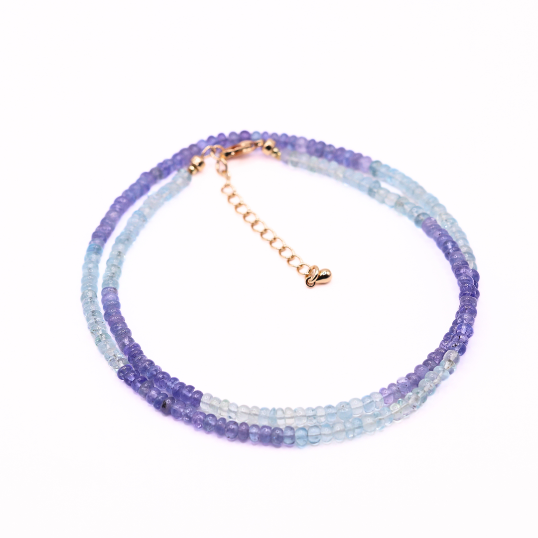 Tanzanite Aquamarine Necklace