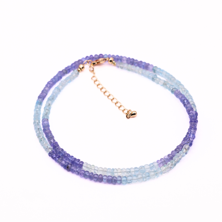 Tanzanite Aquamarine Necklace
