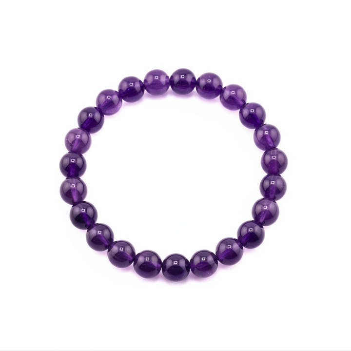 7mm Amethyst Bracelet