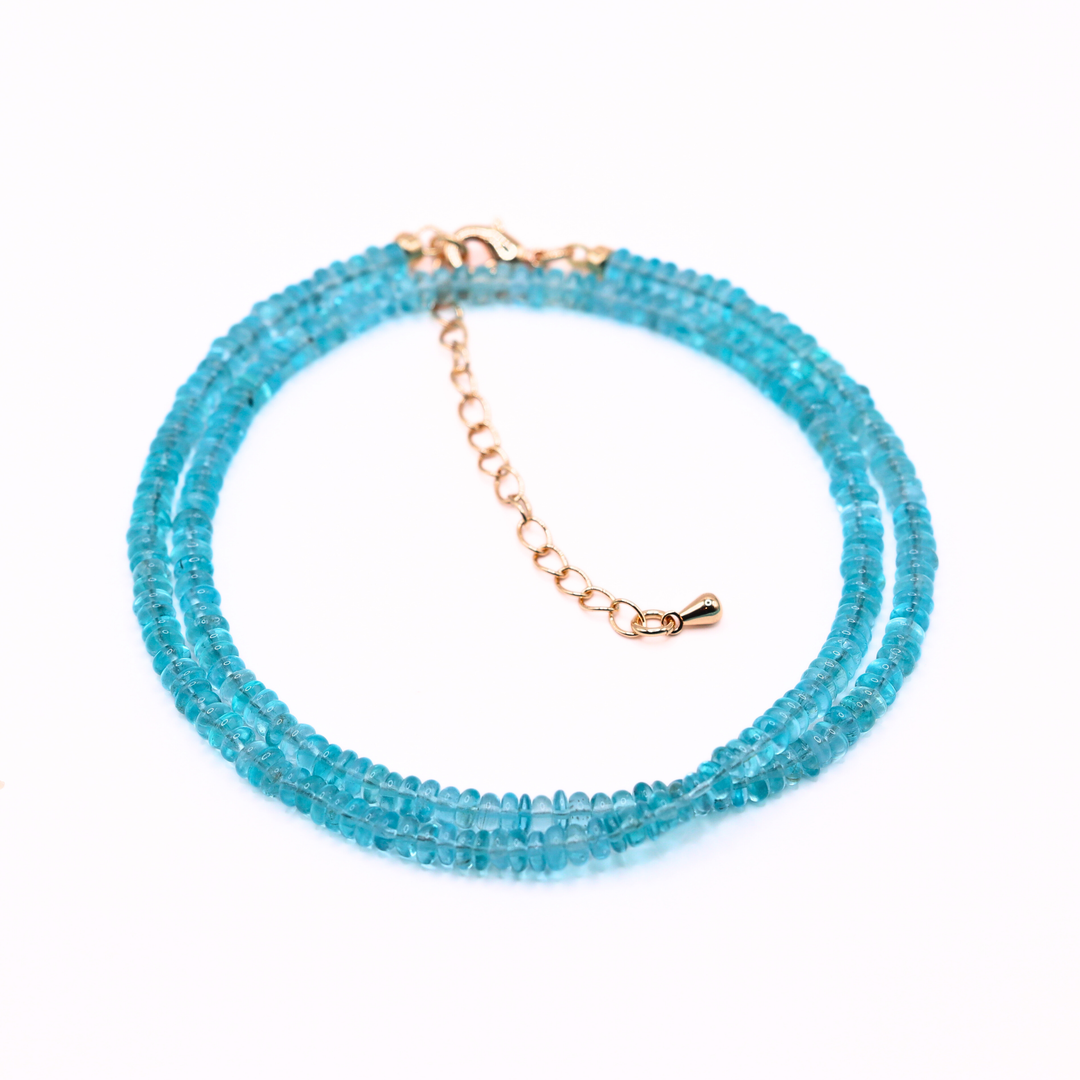 Blue Apatite Necklace