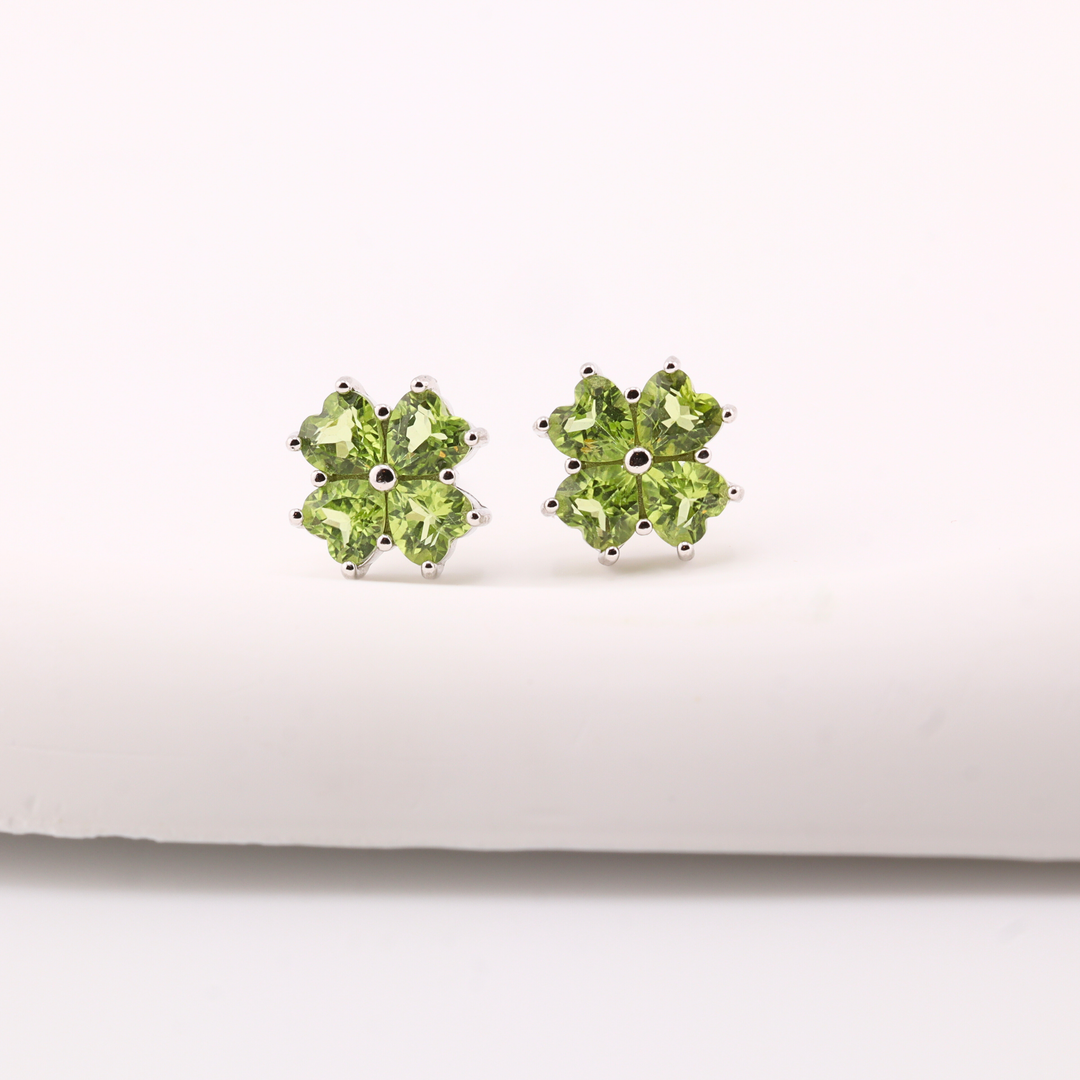 Peridot Studs Earrings