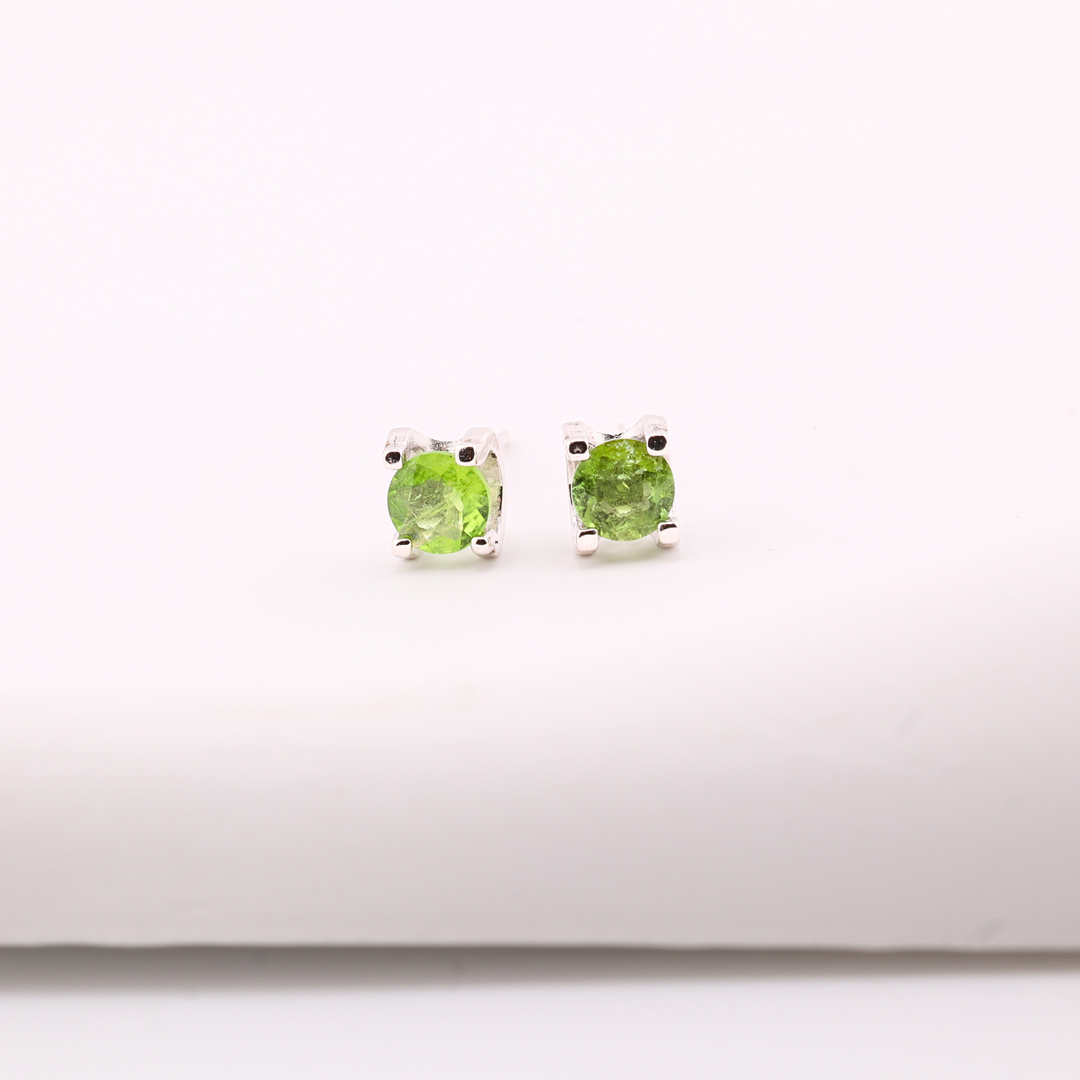 Green Tourmaline Earrings