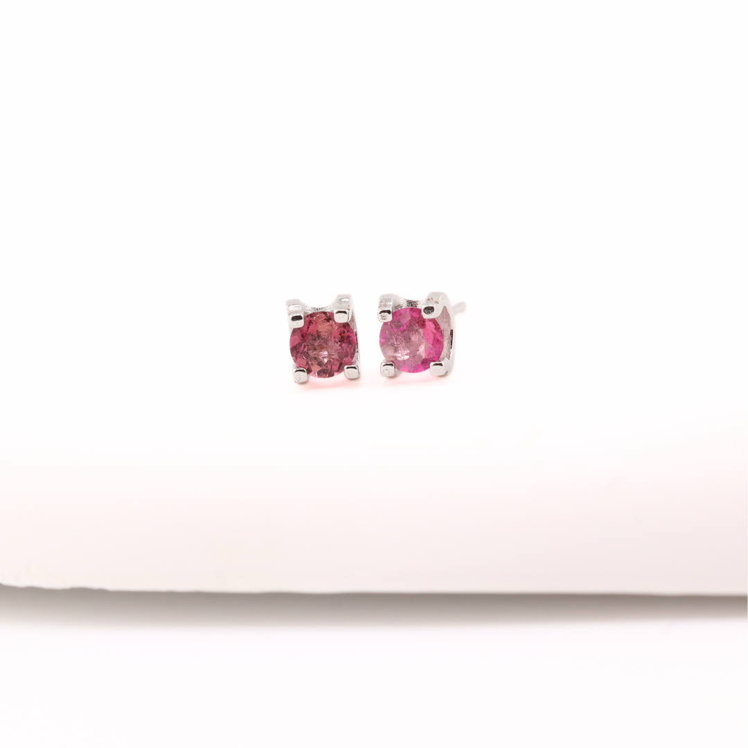 Pink Tourmaline Earrings