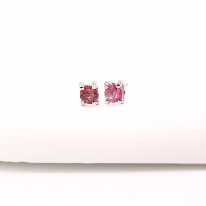 Pink Tourmaline Earrings