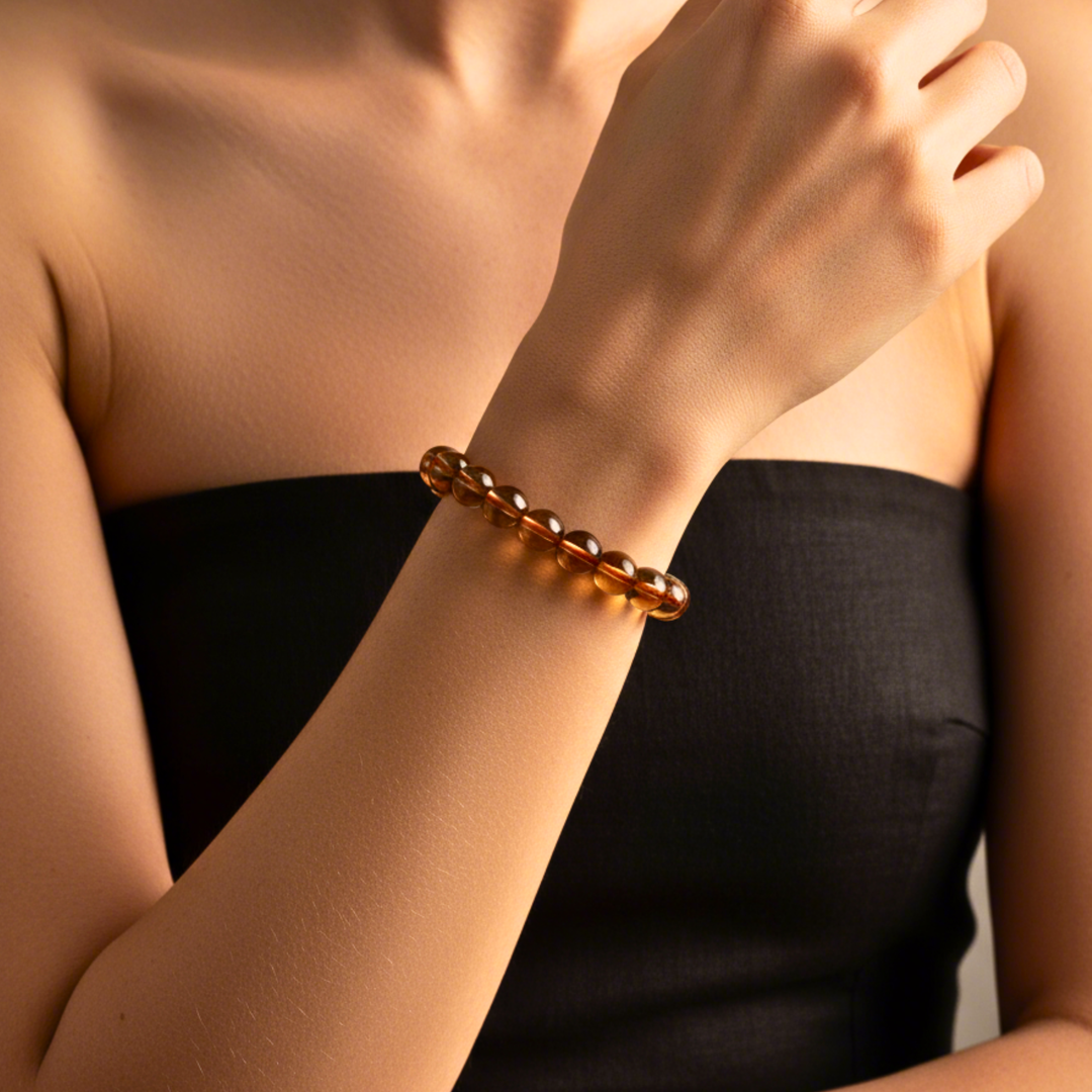 8.5mm Citrine Bracelet