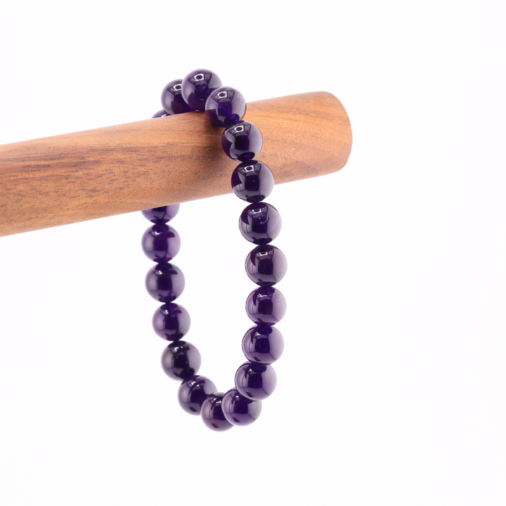 10mm Amethyst Bracelet