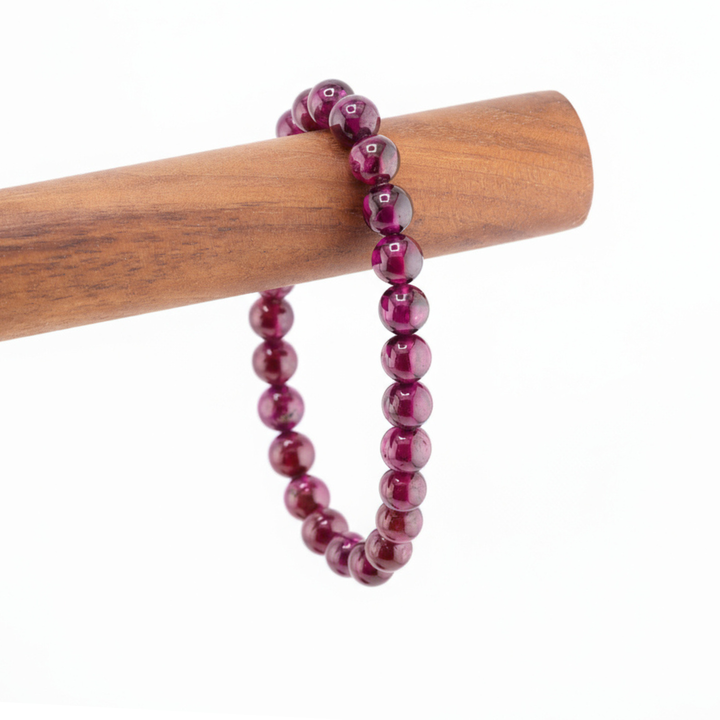 7mm Rhodolite Garnet Bracelet