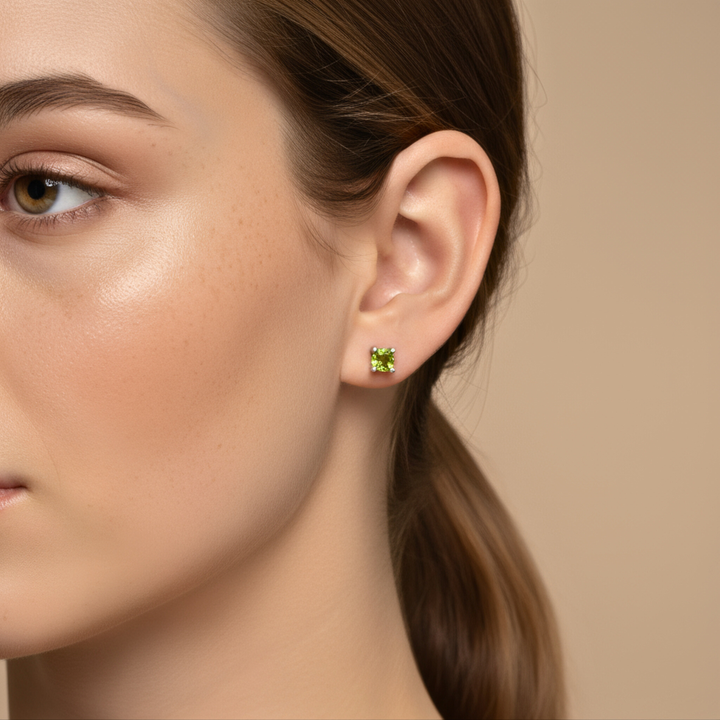 Green Tourmaline Earrings