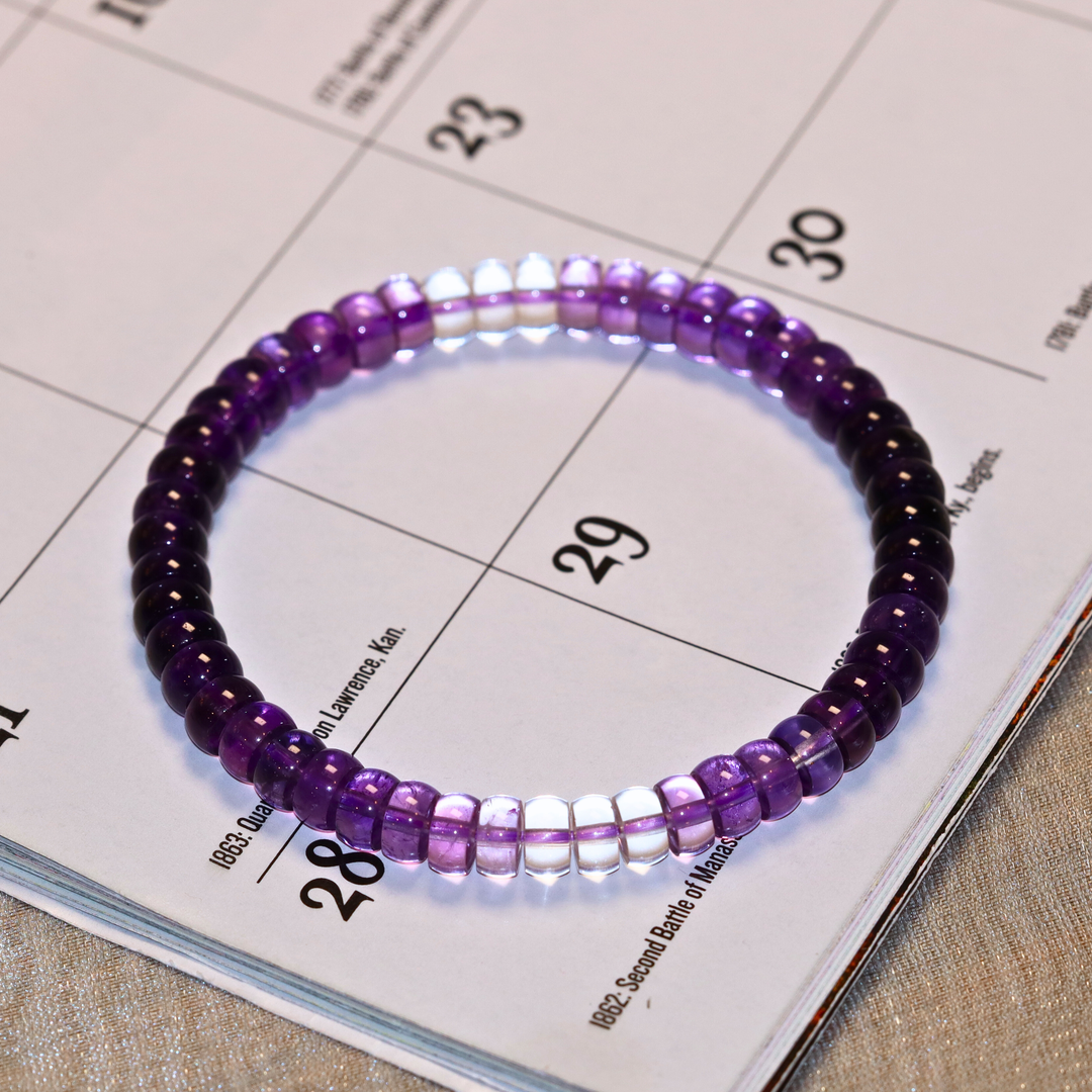 6mm Amethyst Bracelet