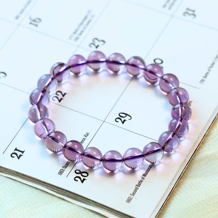 9mm Amethyst Bracelet