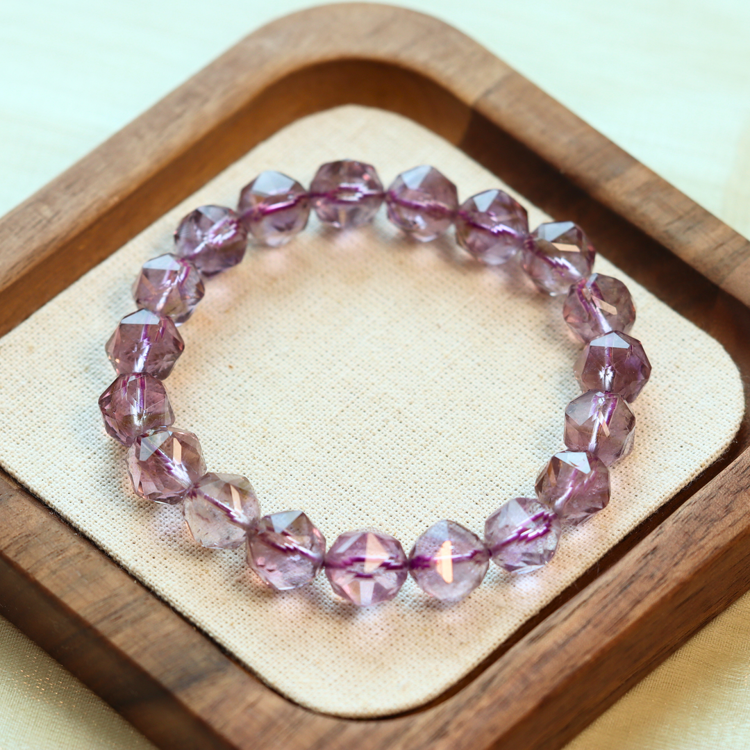 10mm Amethyst Bracelet