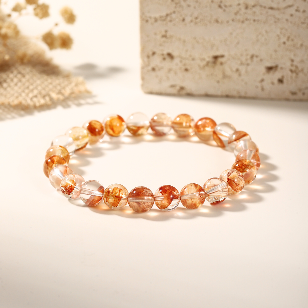 7mm Fire Quartz Bracelet