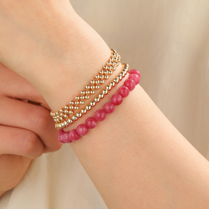 7mm Rhodonite Bracelet