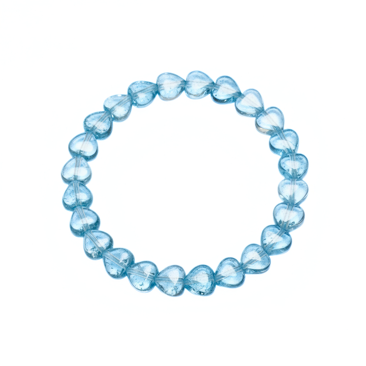 Blue Topaz Heart Bracelet