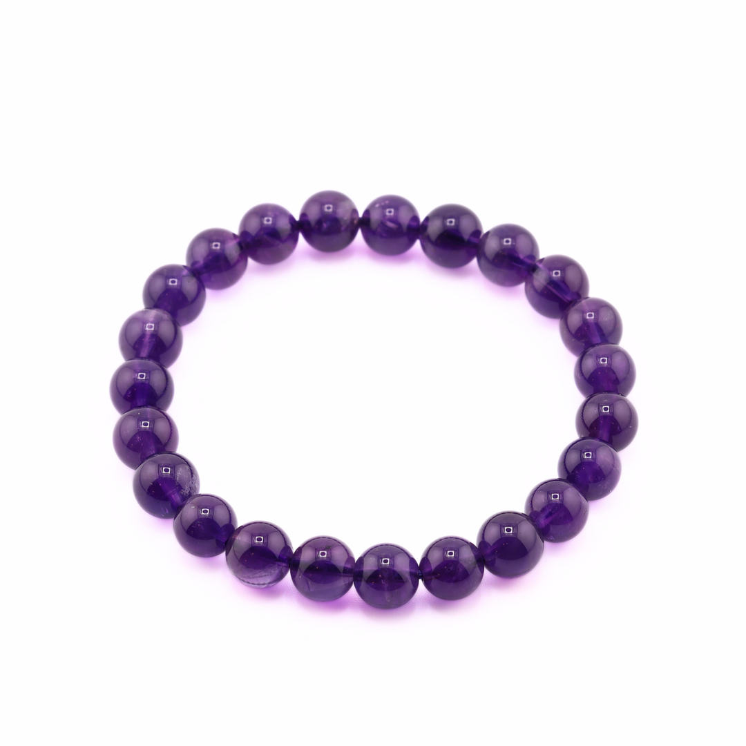 7mm Amethyst Bracelet