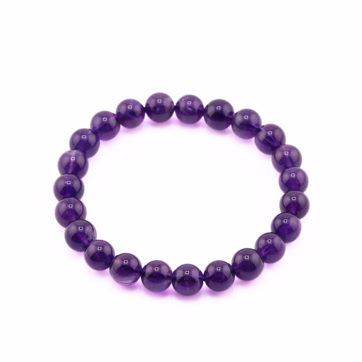 7mm Amethyst Bracelet
