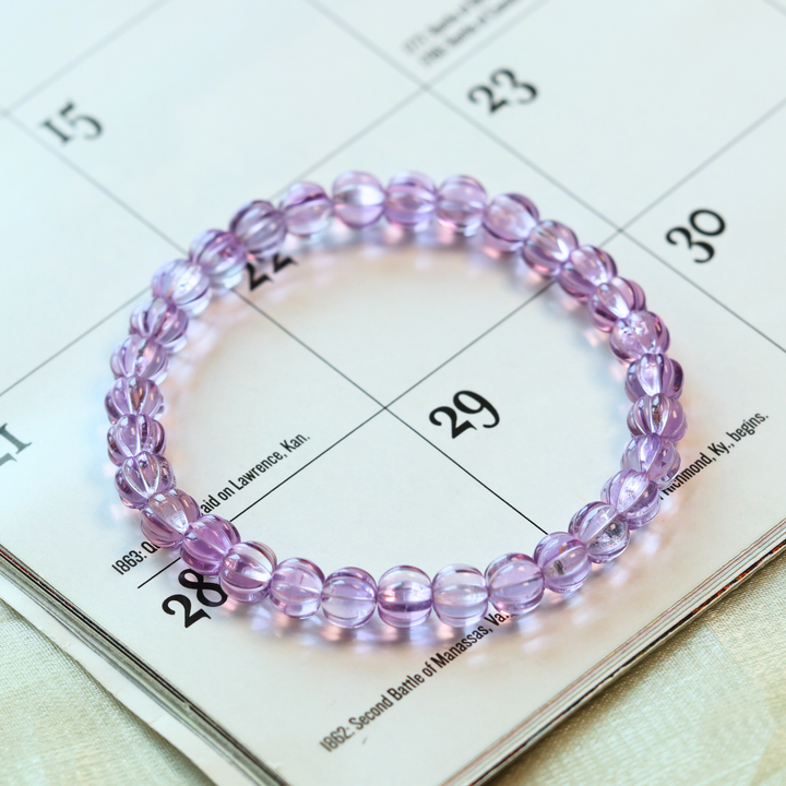 6mm Amethyst Bracelet