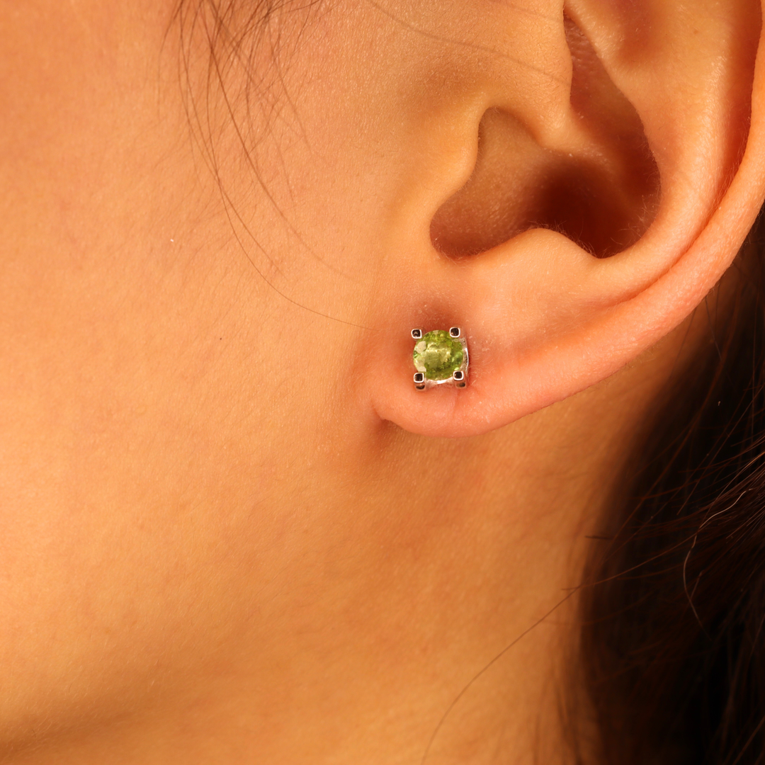 Green Tourmaline Earrings