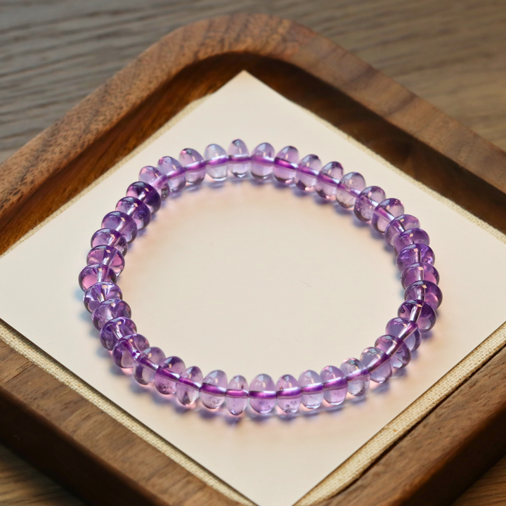 7mm Amethyst Bracelet