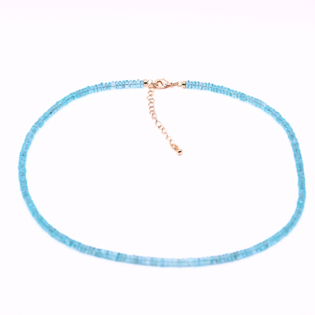 Blue Apatite Necklace