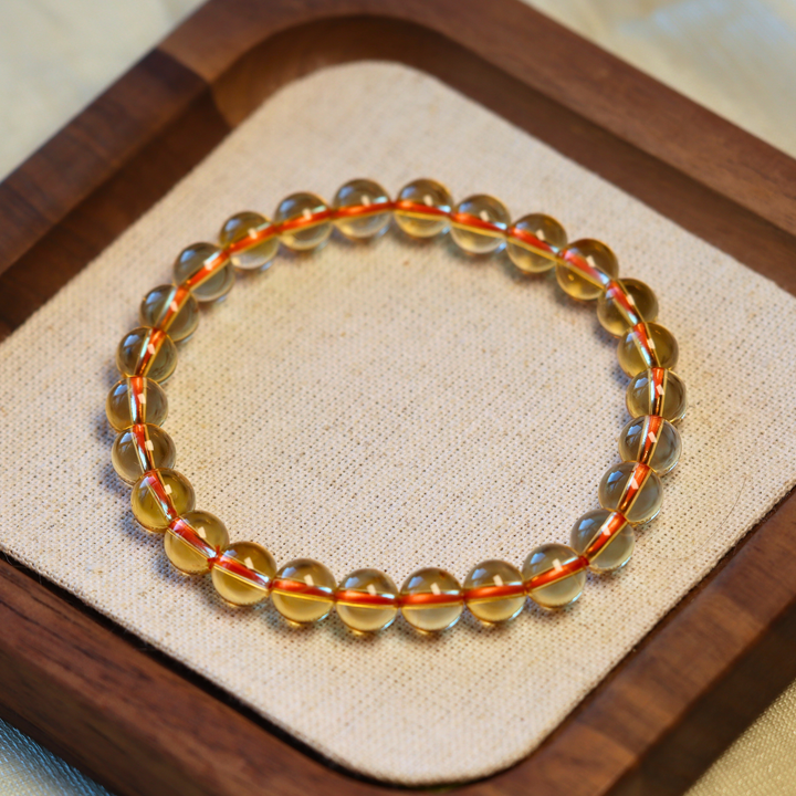 7mm Citrine Bracelet