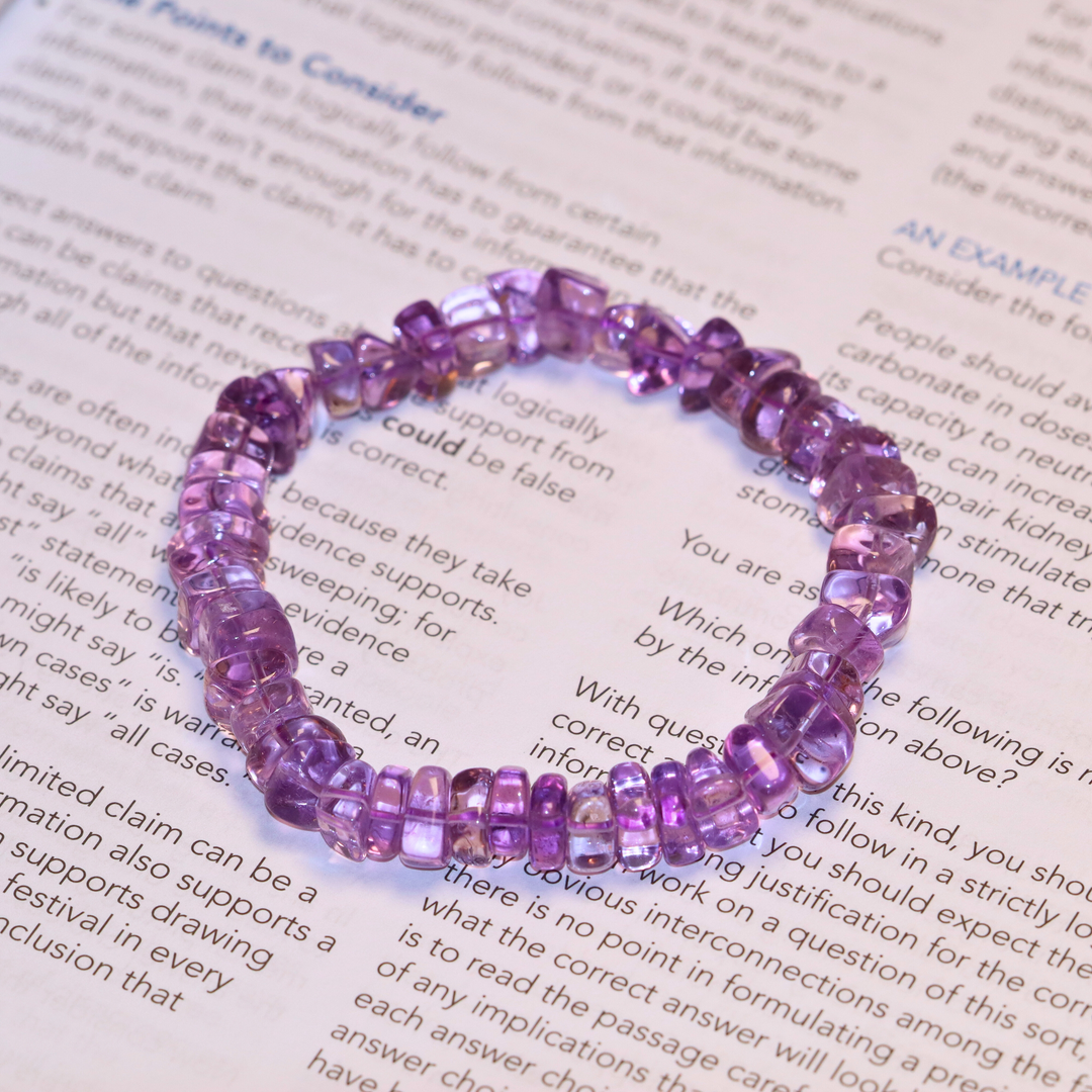 8mm Amethyst Bracelet