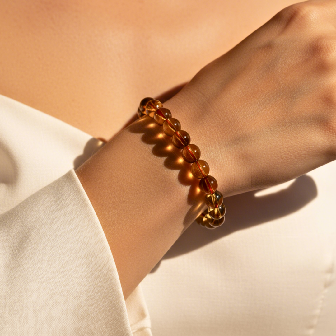 8.5mm Citrine Bracelet