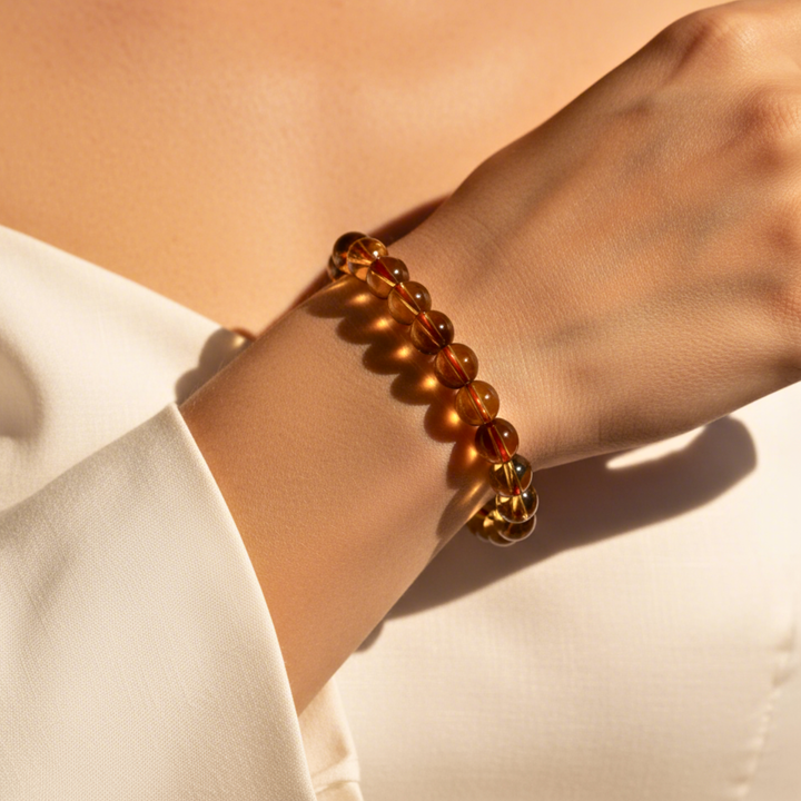 8.5mm Citrine Bracelet