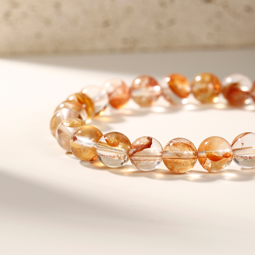 7mm Fire Quartz Bracelet