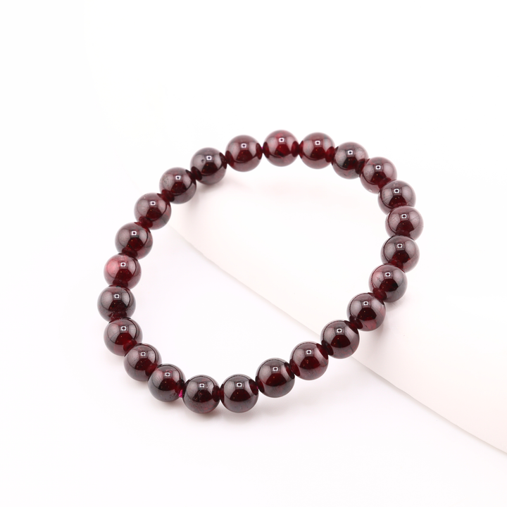 7mm Garnet Bracelet