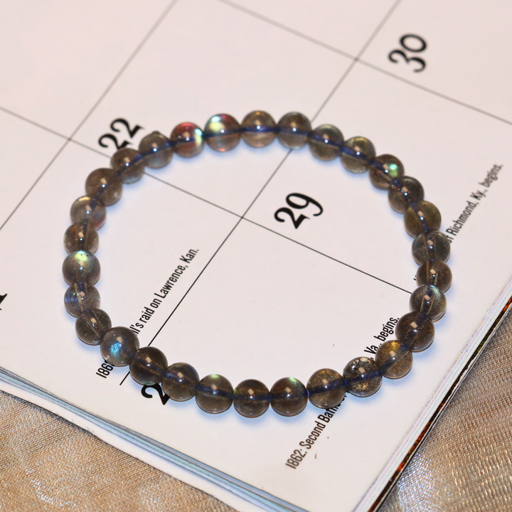 5mm Black Labradorite Bracelet