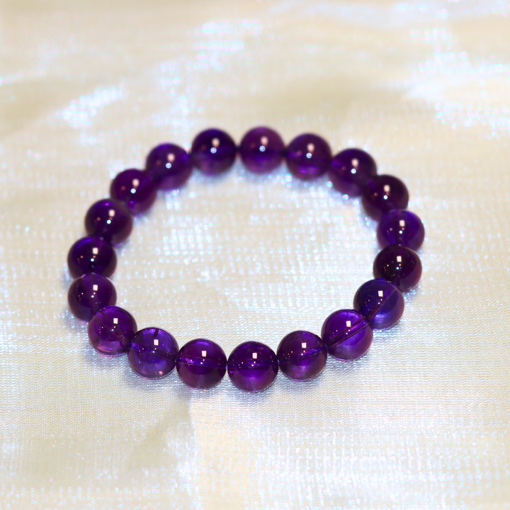 10mm Amethyst Bracelet