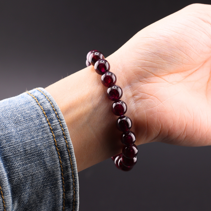 10mm Rhodolite Garnet Bracelet