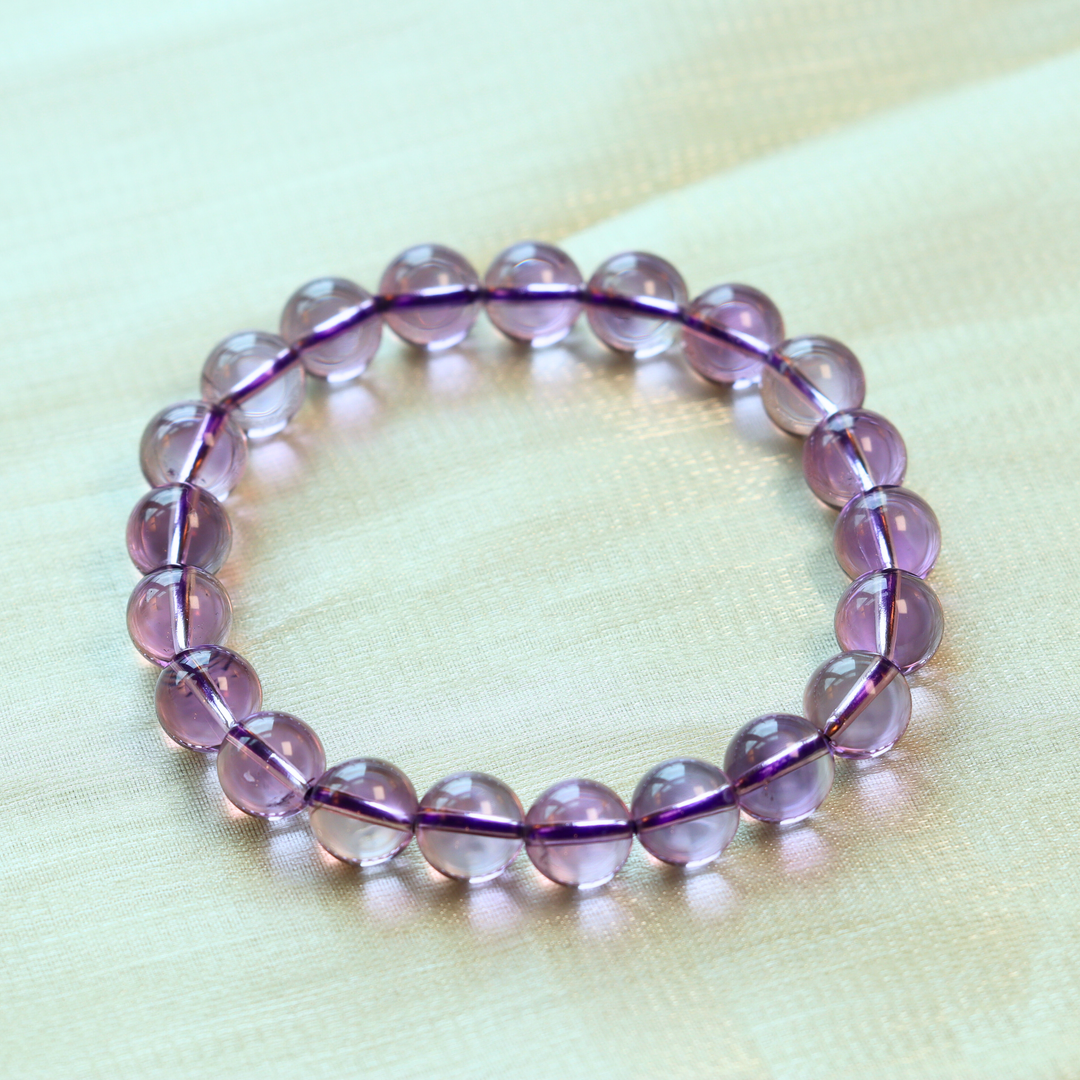 9mm Amethyst Bracelet