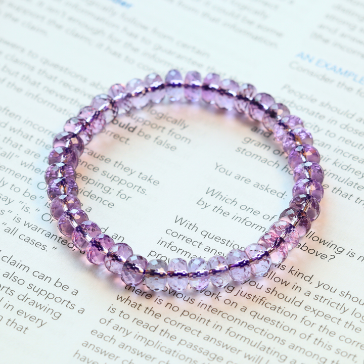 9mm Amethyst Bracelet