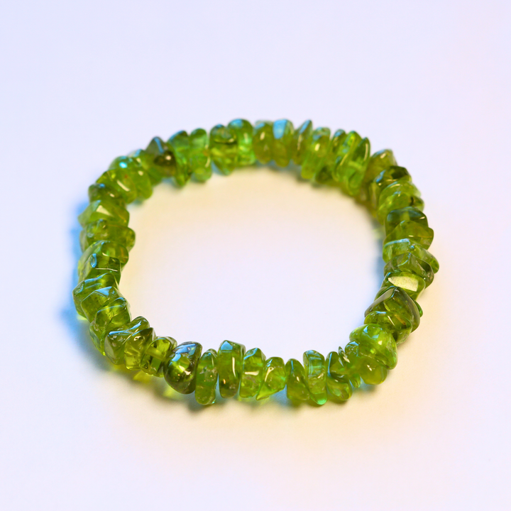Peridot Chip Bracelet