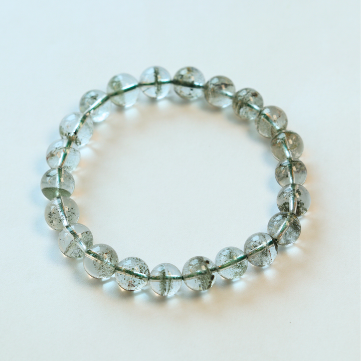 7mm Green Phantom Quartz Bracelet