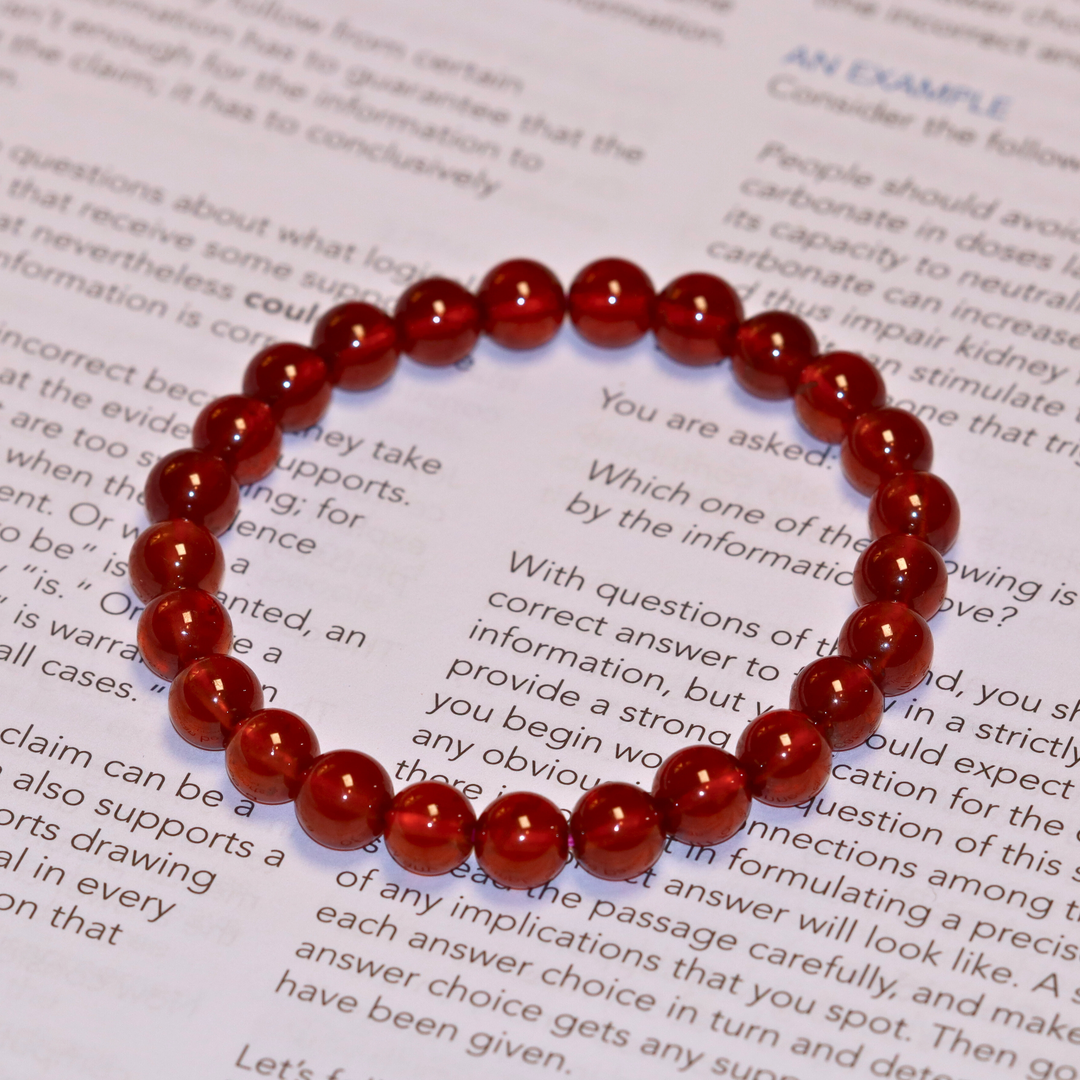 7mm Spessartine Garnet Bracelet