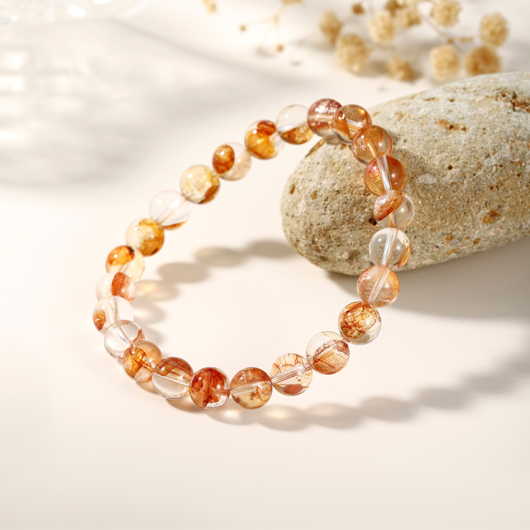 7mm Fire Quartz Bracelet