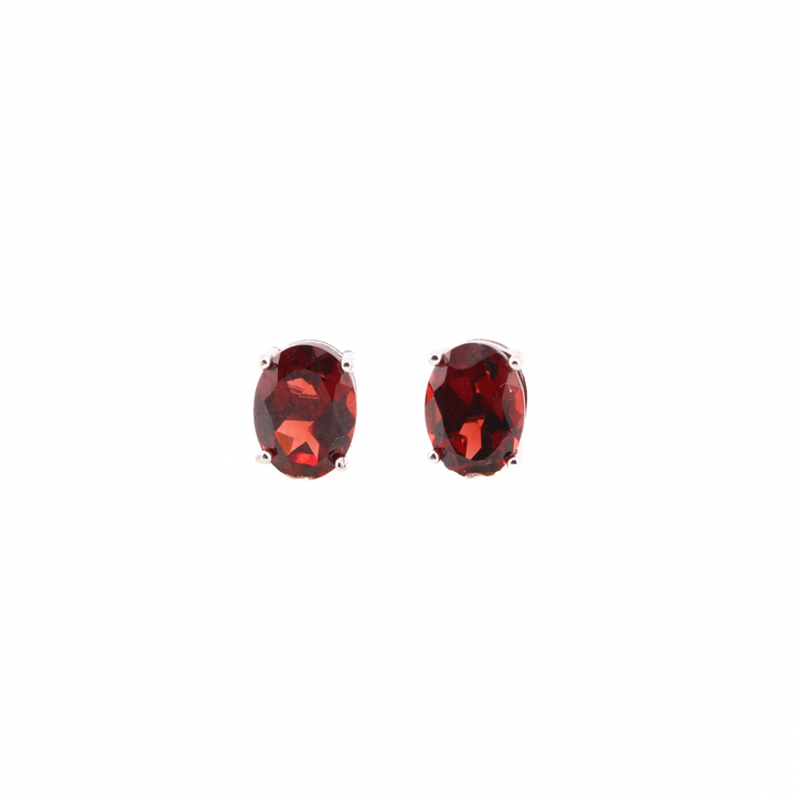 Garnet Studs Earrings