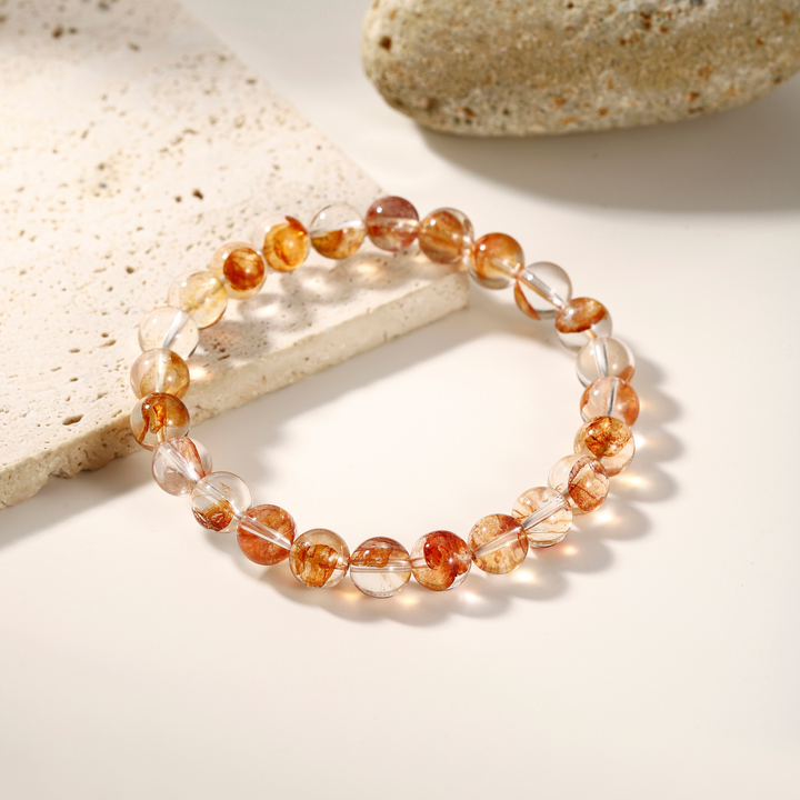 7mm Fire Quartz Bracelet