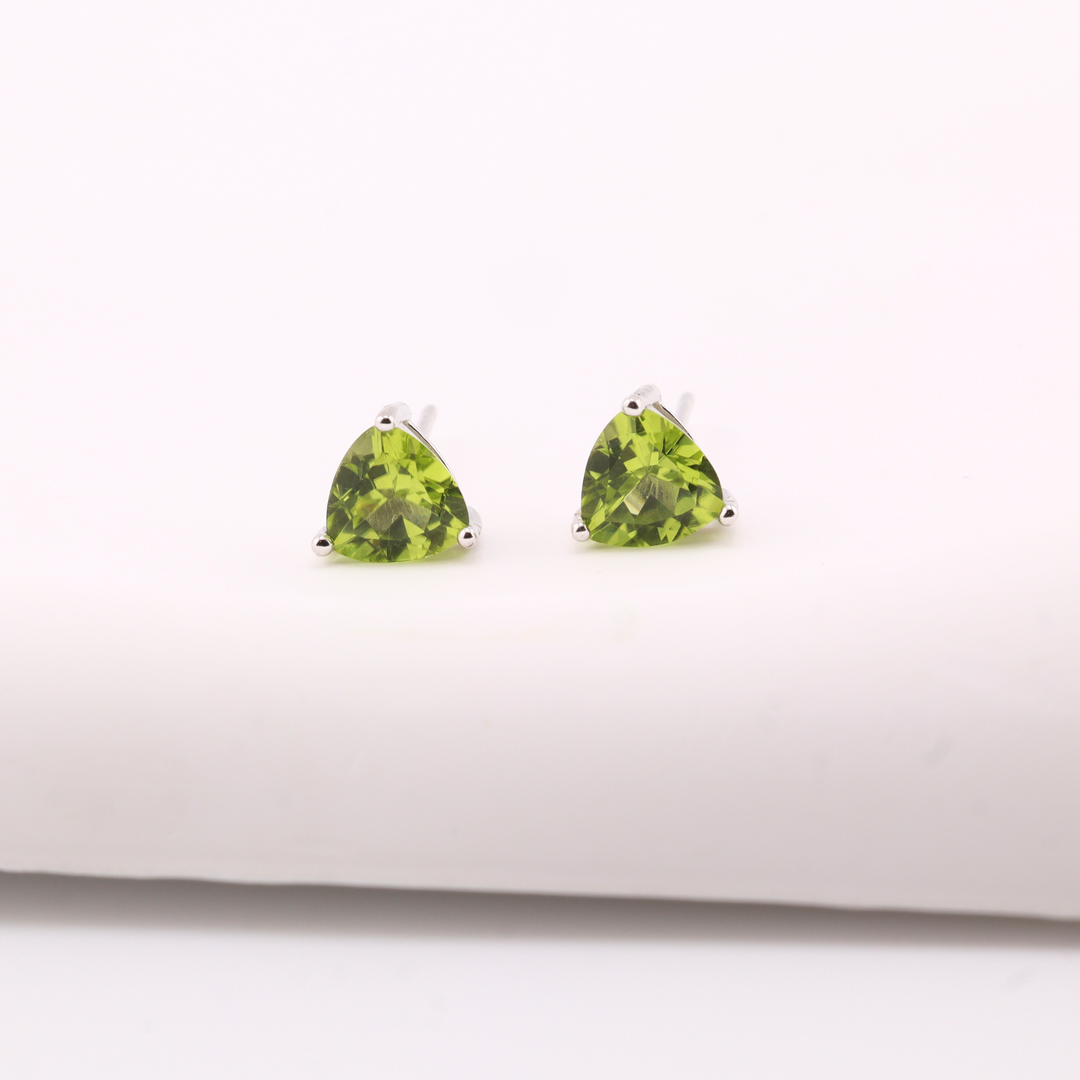 Peridot Studs Earrings