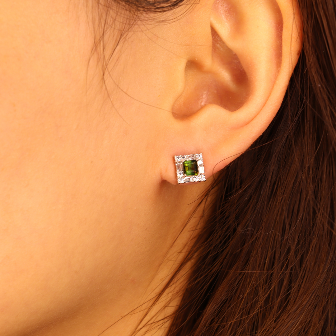 Tourmaline Studs Earrings
