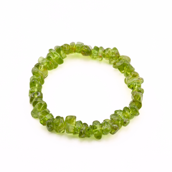 Peridot Chip Bracelet