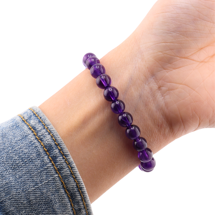 7mm Amethyst Bracelet