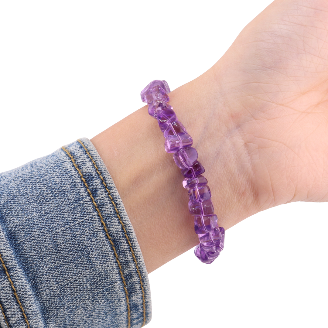 8mm Amethyst Bracelet